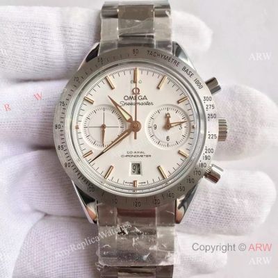 Replica Swiss Omega Speedmaster 9300 movement 44mm watch white dial